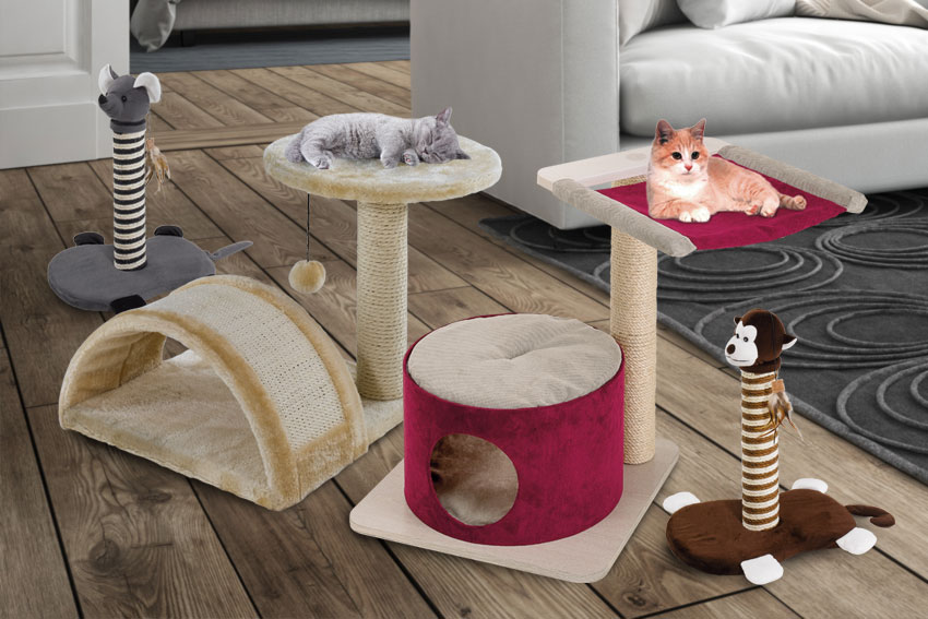 some models of Ferplast cat furniture