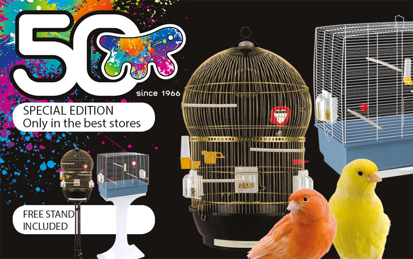 ferplast's bird cage with free stand included