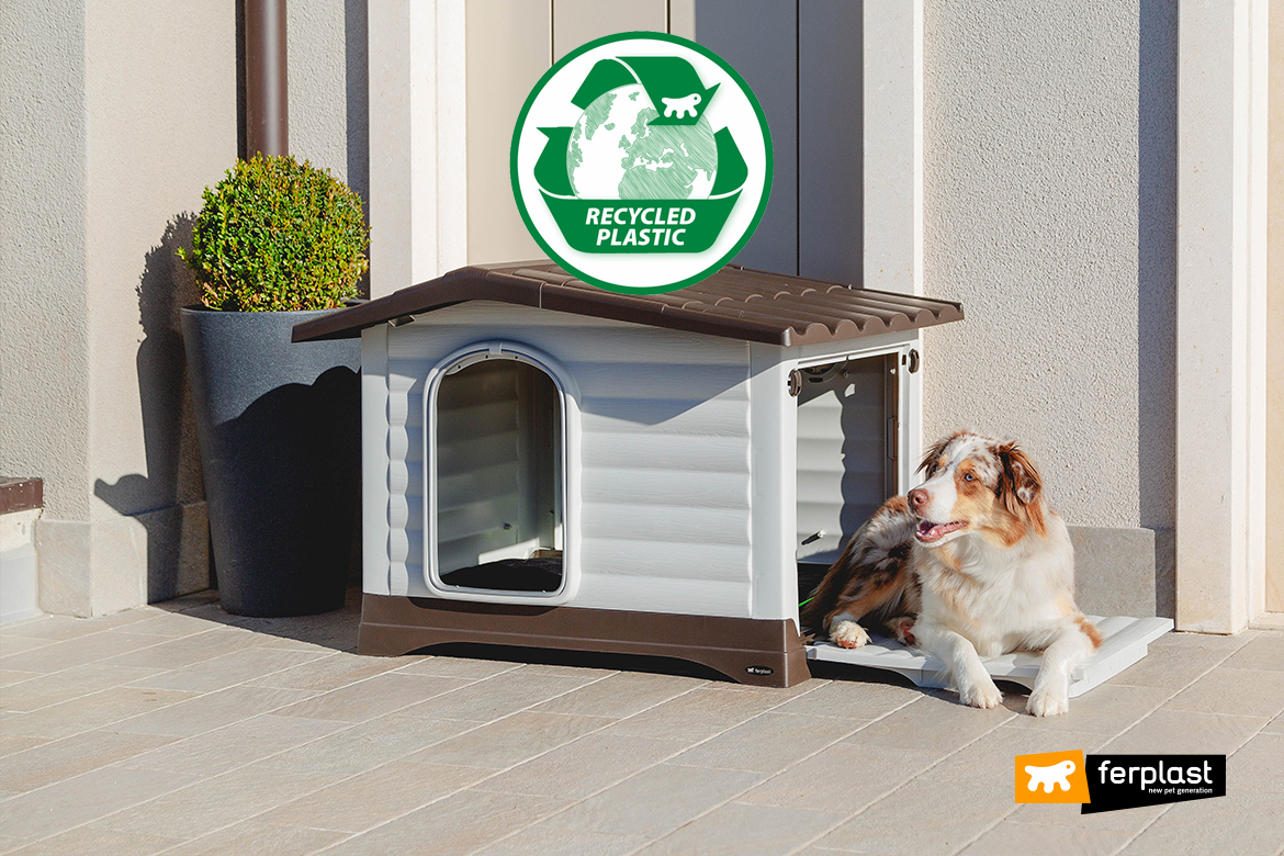 Dog villa reciclado plàstico Ferplast