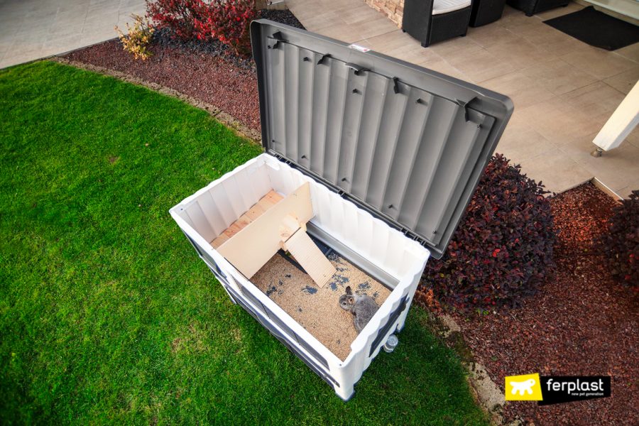 The Best Plastic Hutches for Rabbits made by Ferplast