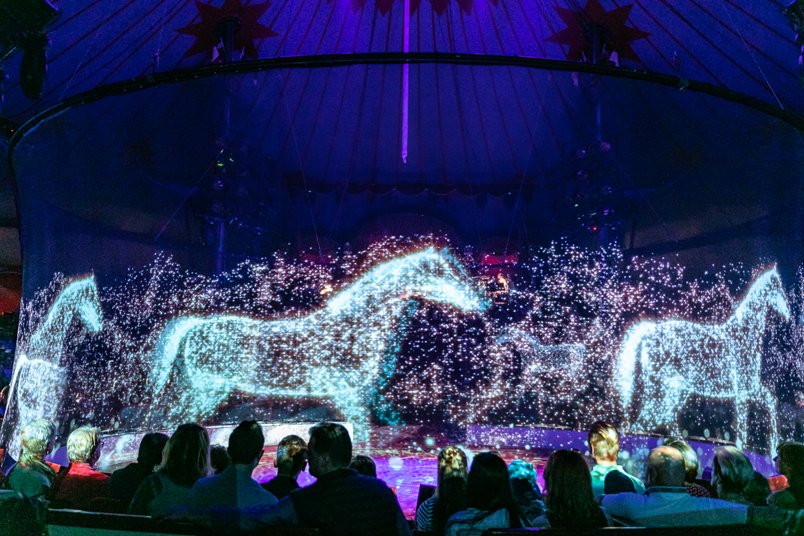 Roncalli Circus, show with holograms