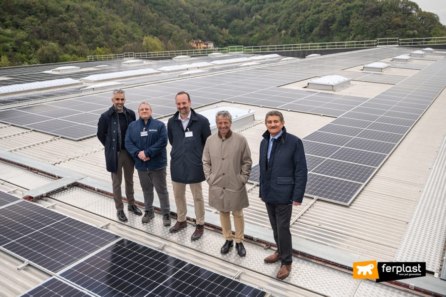 Ferplast team sostenibilità inaugurazione impianto fotovoltaico